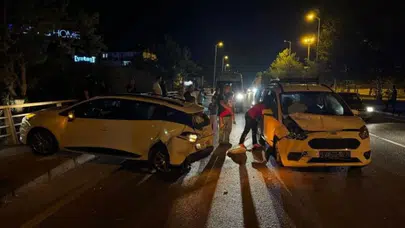 Karabük'te ticari araç, otomobile arkadan çarptı : 7 yaralı