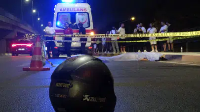Antalya'da kontrolden çıkan motor savruldu : 25 yaşındaki genç öldü