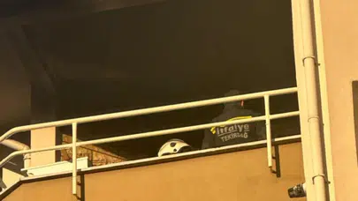 Tekirdağ'da apartman dairesinde korkutan yangın
