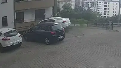 Trabzon'da sürücü fren yerine gaza bastı : Bahçeye uçan araçta 3 kişi yaralandı