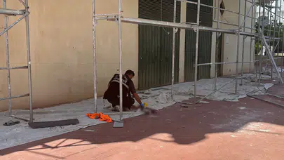Gaziantep'te işçi iskeleden düşüp hayatını kaybetti
