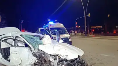 Otomobil ile cip çarpıştı : 2 ölü, 2 yaralı