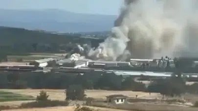 Bursa’da korkutan yangın ! Tavuk çiftliğinden dumanlar yükseldi
