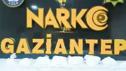 Gaziantep'te kilolarca uyuşturucu ele geçirildi : 3 gözaltı