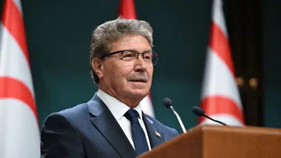 KKTC Başbakanı Üstel'den Bakan Fidan'a teşekkür mesajı