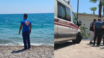 Antalya'da cankurtaranlar boğulma tehlisesi geçiren genci kurtardı