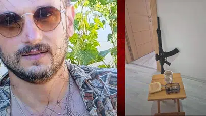 Çatalca'da silahlı şahıs paniği : Kendisini eve kapattı