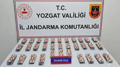 Yozgat'ta uyuşturucu operasyonu : Bin 848 hap ele geçirildi