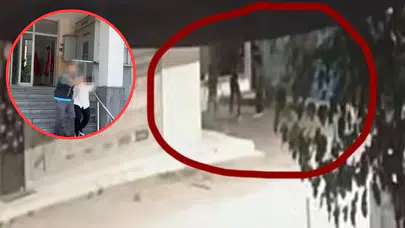 Kayseri'de biber gazlı ve bıçaklı cinayetin görüntüleri ortaya çıktı