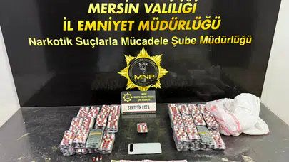 Mersin'de uyuşturucu satıcılarına yönelik operasyon : 2 tutuklu