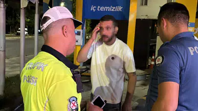 Aksaray'da park halindeki araca çarpıp kaçan sürücü alkollü çıktı