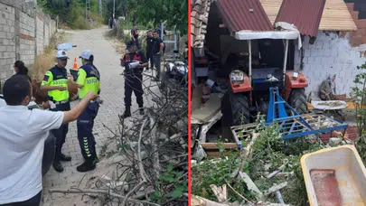 Tokat'ta freni patlayan traktör faciaya neden oldu : 1 ölü