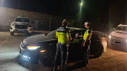 Ağrı Diyadin'de denetimlerde 28 araca 260 bin lirayı aşan ceza kesildi