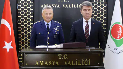 İlk Türk astronot Alper Gezeravci Amasya'da yeni görevine başladı