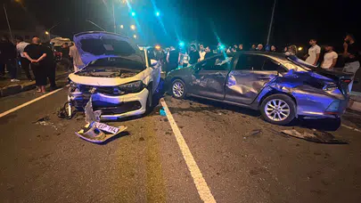 Düzce’de zincirleme kaza
