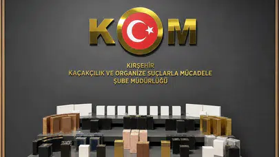 Kırşehir'de kaçakçılık : 79 adet kaçak parfüm ele geçirildi