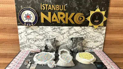 Esenyurt'ta 72 bin hap ele geçirildi