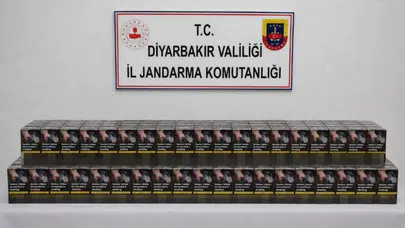 Diyarbakır'da kaçakçılık operasyonu : 5 bin 239 paket sigara ve 2 bin 45 paket ısıtılmış tütün ele geçirildi