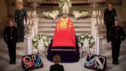 Norveç Kralı 5'inci Harald için Oslo'da devlet töreni düzenlendi