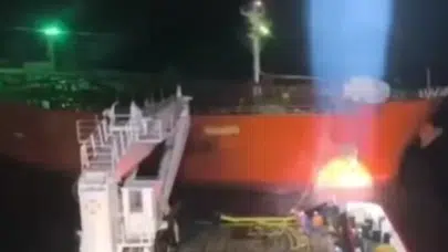 Marmara Adası açıklarında arızalanan tanker güvenli bölgeye çekildi