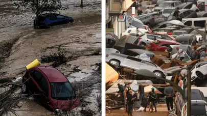 İspanya'da şiddetli yağış sele dönüştü : 1 kişi hayatını kaybetti