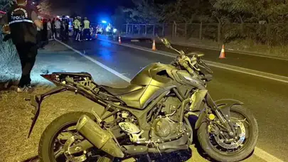 Tekirdağ Çorlu'da kontrolden çıkan motosikletin sürücüsü hayatını kaybetti