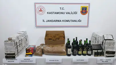 Kastamonu'da kaçakçılık operasyonu : 10 litre sahte içki ele geçirildi