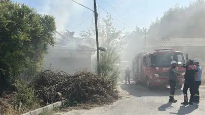 Burdur'da bir ev alevlere teslim oldu : Yangın mahallede tedirginlik yarattı