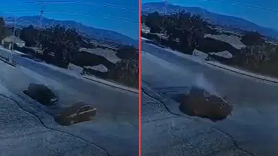 Elazığ'da 2 kişinin öldüğü korkunç kazanın görüntüsü ortaya çıktı