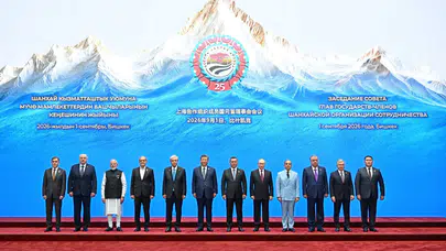 Putin, Xi Jinping ve Modi Bişkek'te bir araya geldi