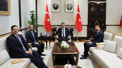 Cumhurbaşkanı Yardımcısı Cevdet Yılmaz, Kuveyt'in Ankara Büyükelçisi Al-Shabo'yu kabul etti