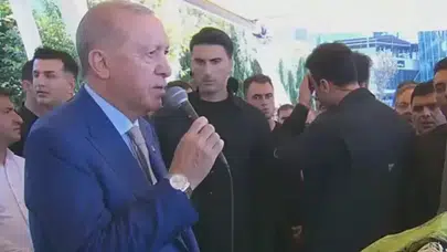 Cumhurbaşkanı Erdoğan, Milletvekili Önen'in kızının cenazesine katıldı