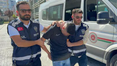Samsun'da 'bakışma' kavgasında bir kişiyi darbeden şahıs tutuklandı