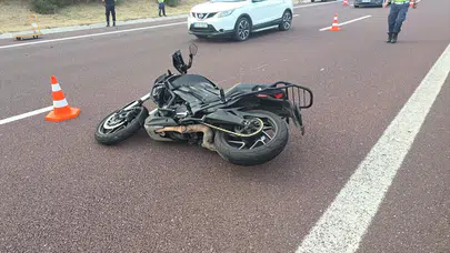 Bursa'da kamyona çarpan motosiklet sürücüsü öldü