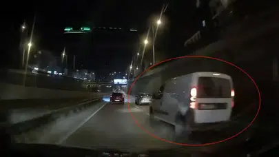 Bursa'da dikkatsiz sürücü makas atarak trafiği tehlikeye attı