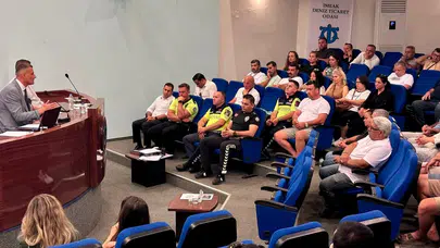 Bodrum'da okul servislerine yönelik bilgilendirme toplantısı