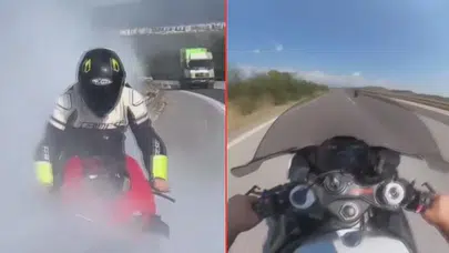 Hatay’da motosikletiyle tehlikeli hareketler yapan sürücüye 53 bin lira ceza