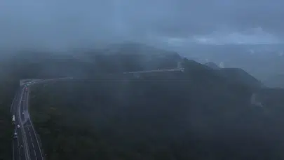 Bolu Dağı'nda görüş mesafesi düştü