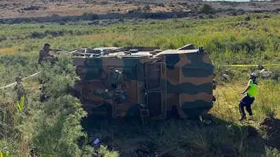Iğdır'da askeri araç devrildi : 1 şehit, 2 yaralı