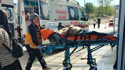 Bafra'da traktör römorku devrildi : 6 kişi yaralandı