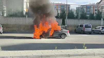 Erzurum Palandöken'de dehşet anları