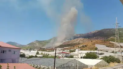 Mersin Bozyazı'da orman yangını