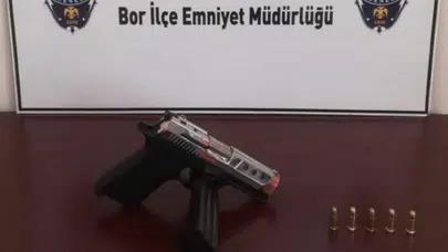 Niğde Bor'da silah operasyonu : 2 tutuklu