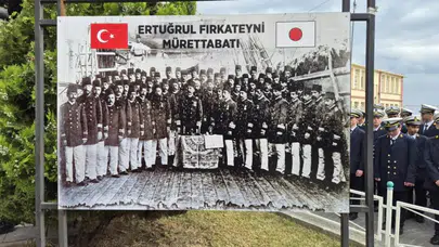Ertuğrul Fırkateyni şehitleri Tekirdağ'da anıldı : 527 Osmanlı denizcisi için tören düzenlendi