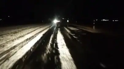 Ardahan'da şiddetli dolu yağışı