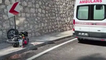 Adıyaman'da motosiklet kazasında sürücü ağır yaralandı