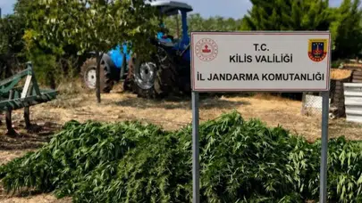 Kilis'te jandarmadan uyuşturucu operasyonu: 40 kilo 500 gram kubar esrar ele geçirildi