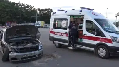 Malatya-Ankara kara yolunda iki otomobil çarpıştı: 3 kişi yaralandı