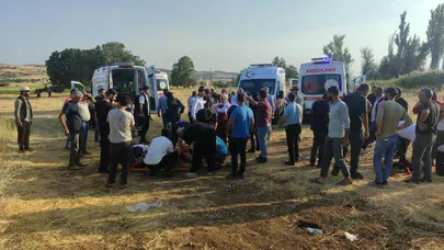 Diyarbakır'da kontrolden çıkan otomobil devrildi : 4'ü çocuk 9 yaralı