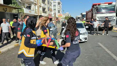 Adıyaman'da motosikletler çarpıştı : 3 yaralı